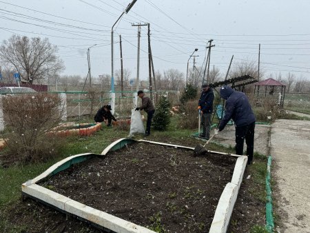 2025 жылғы 19  сәуірде  Аягөз ауданы білім бөлімі “Мектеп жанындағы интернаты бар жалпы орта білім беретін №6 мектебі”КММ қызметкерлері  сенбілікке шықты.
